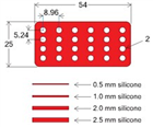 硅膠隔離貼片（Silicone Isolators?）
